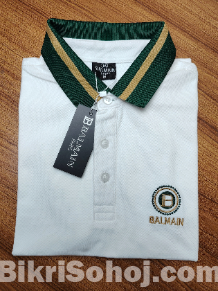 Mens premium polo T-shirt Balmain & Hugo boss brand